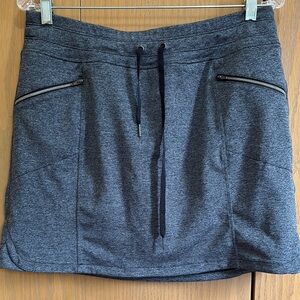 Tangerine Large Gray Skort Athletic Casual